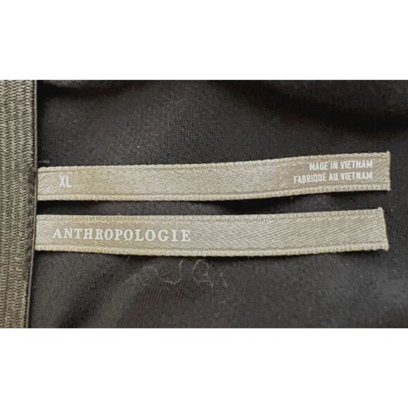 ANTHROPOLOGIE BLACK ABOVE THE KNEE LENGTH SKIRT NWT SIZE XL - Picture 5 of 7